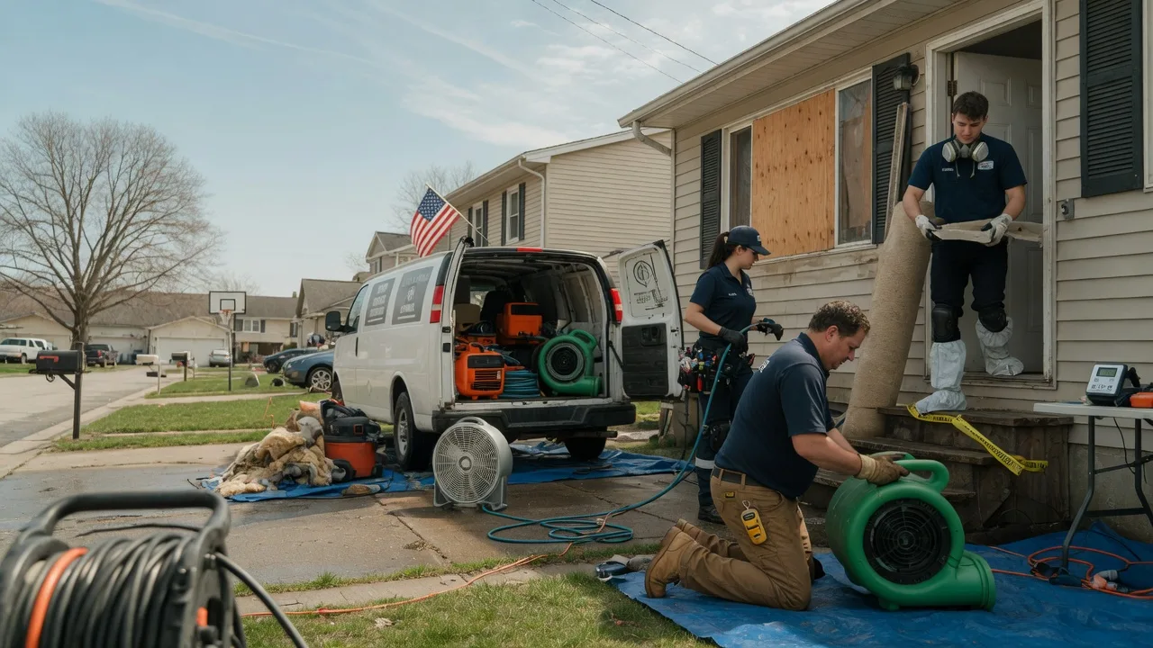 Water Damage Restoration in Purdon, TX near me